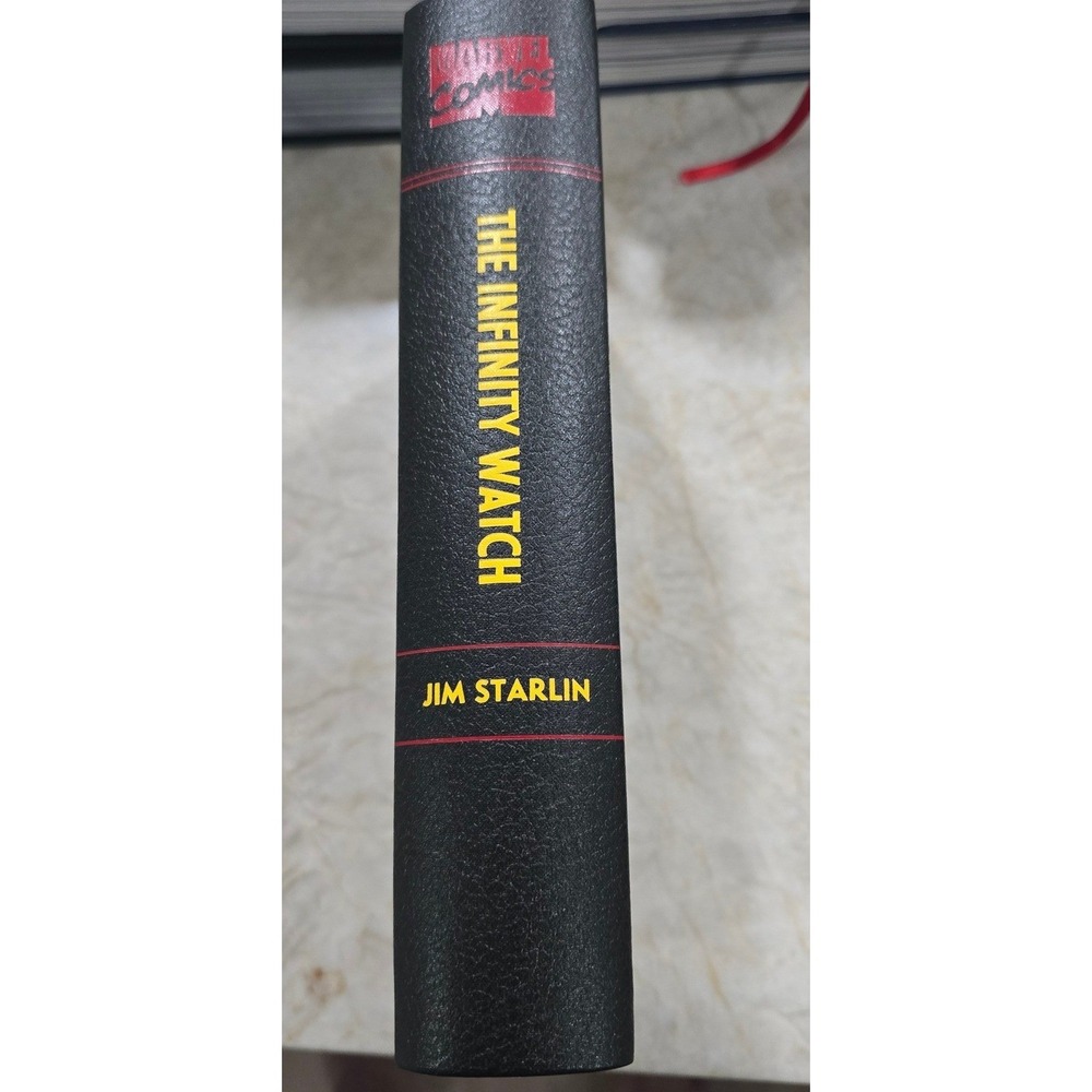 Marvel The Infinity Watch Hardcover Jim Starlin Custom Bound Book